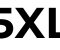 A black and white image of the word sxl.