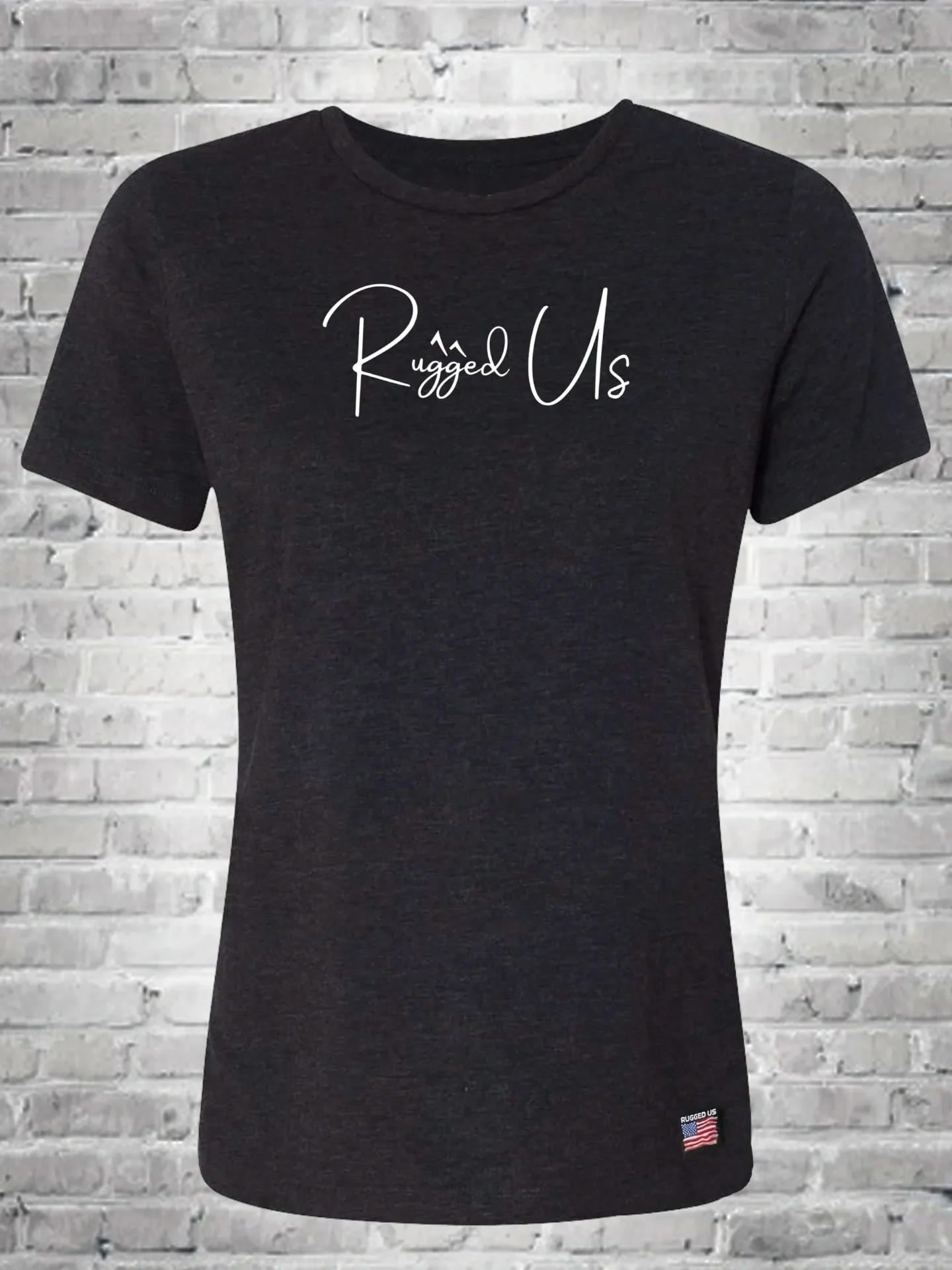 A black shirt with the word rise us written on it.