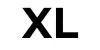 A large black and white logo of an xml