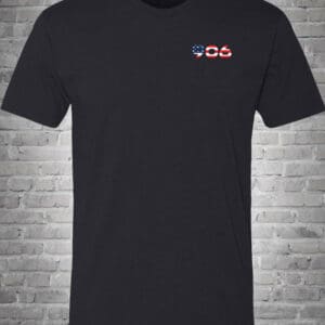 906 Patriotic UP Flag Men's Black T-Shirt