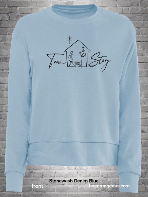 True Story Women's Sweatshirt - Green, Blue, Pink - Image 4