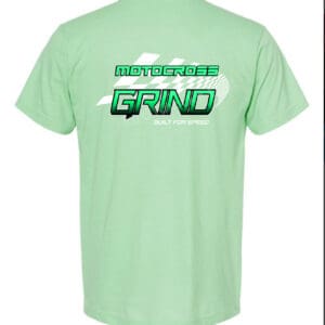 Motocross Grind, Built For Speed Men's Neo Mint Green T-Shirt