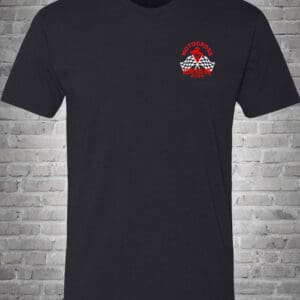 Motocross Adrenaline Rush Men's Black T-Shirt